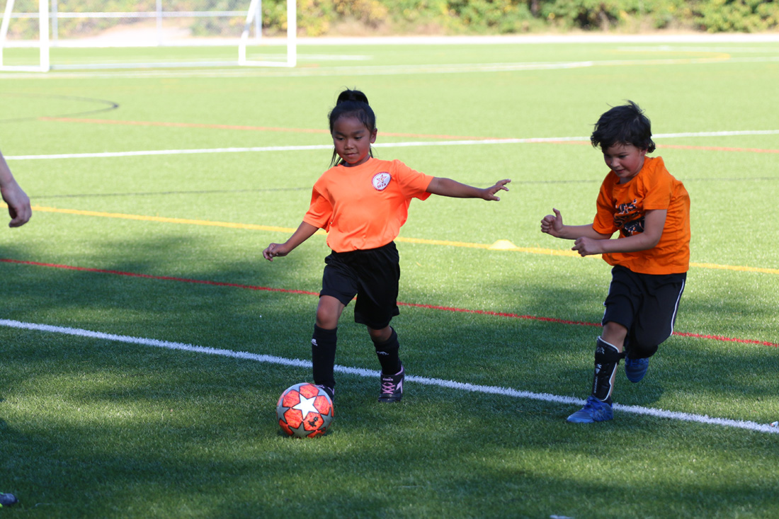 kids soccer training Burnaby