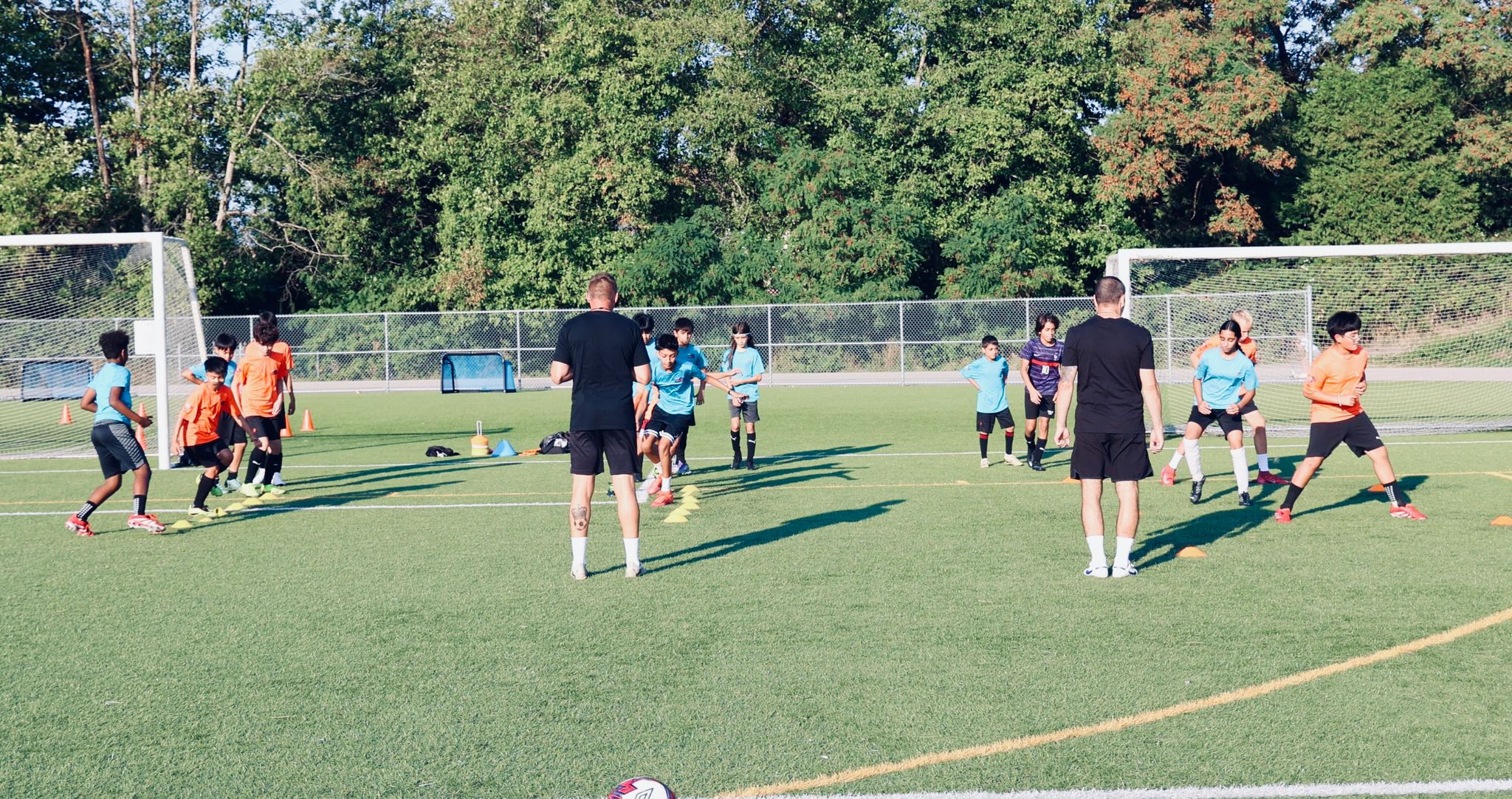 Soccer training in Metro vanocuver