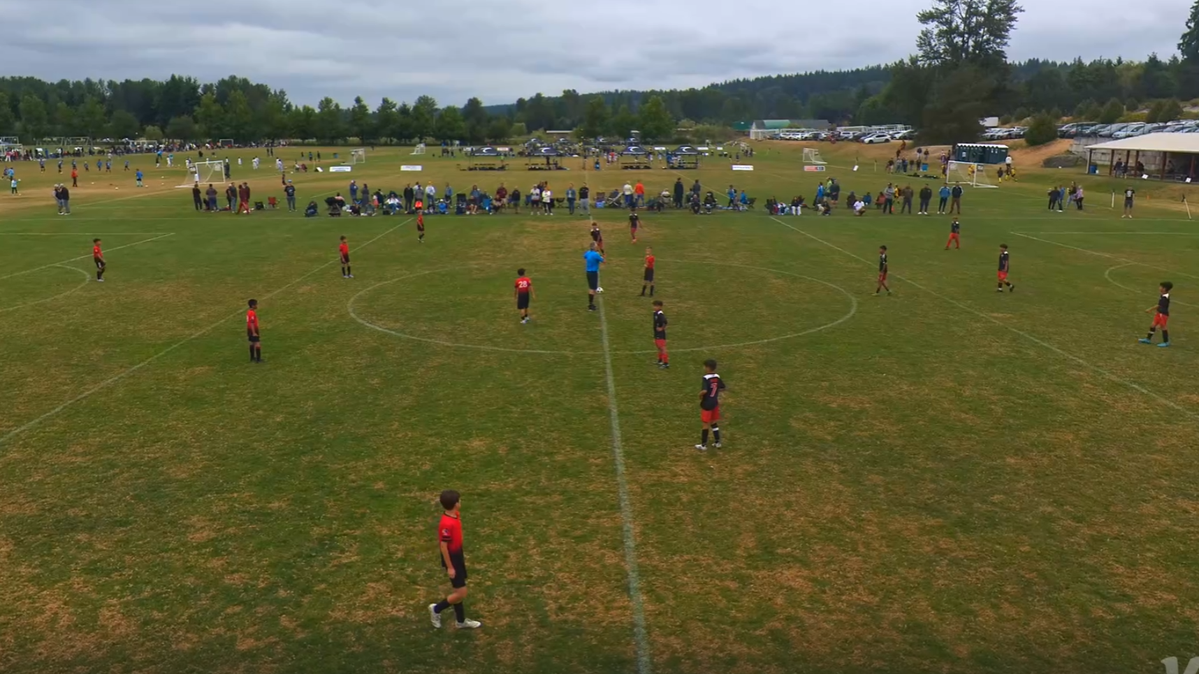 Retreat line in youth soccer